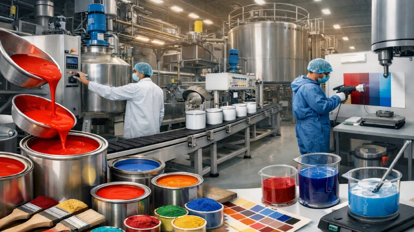NC Paint Manufacturing Process