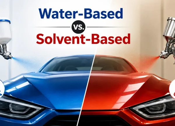 Water-Based vs. Solvent-Based Automotive Paint