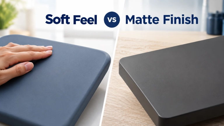 Soft Feel vs Matte Finish